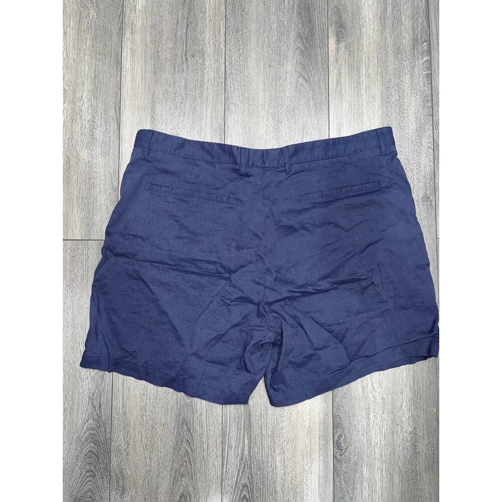 Theory Navy Blue Mid-Thigh Bermuda Shorts Men Sz 40 A004060 - Picture 9 of 9